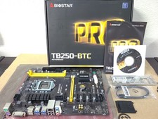 Biostar TB250-BTC 6x PCIe LGA 1151 Mining ATX Motherboard DDR4/PCI-E 3.0 Ver 6.0 picture