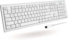 Apple A1243 Aluminum Wired USB Keyboard with Numeric Keypad picture