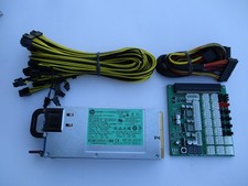 HP 1200 Watt Platinum All-In-One GPU Mining Rig Power Supply Kit ZSX   picture