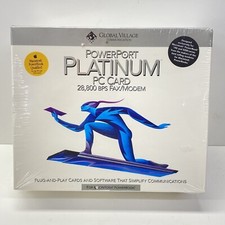 PowerPort Platinum PC Card 28,800 BPS Fax/Modem for Mac PowerBook - NEW picture