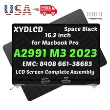 for Macbook Pro A2991 M3 2023 EMC8408 LCD Screen Display Replacement Space Black picture