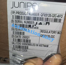 New Sealed Juniper QFX5120-32C-AFO 32x100GbE Switch with Dual Power Supply picture